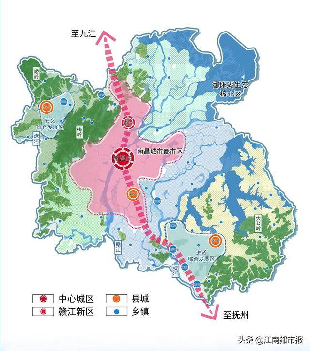 南昌2035年实现“124高铁交通圈”MG不朽情缘正版解读空间发展蓝图总体规划(图2)